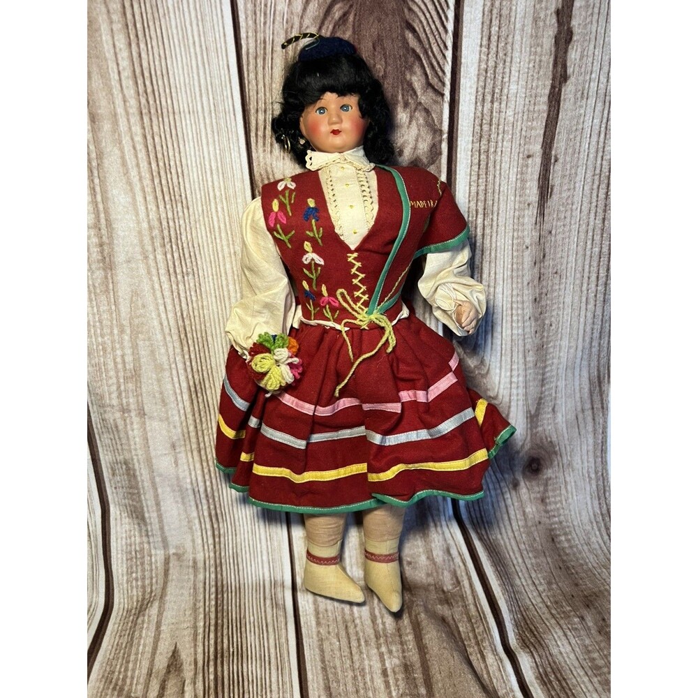 Vintage Madeira Doll with Eyes that Open and shut.